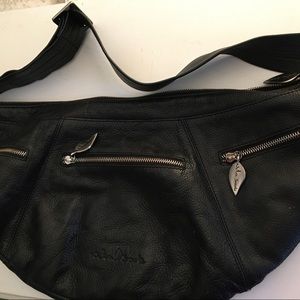 Gorgeous Neta Sade Leather Hobo Bag